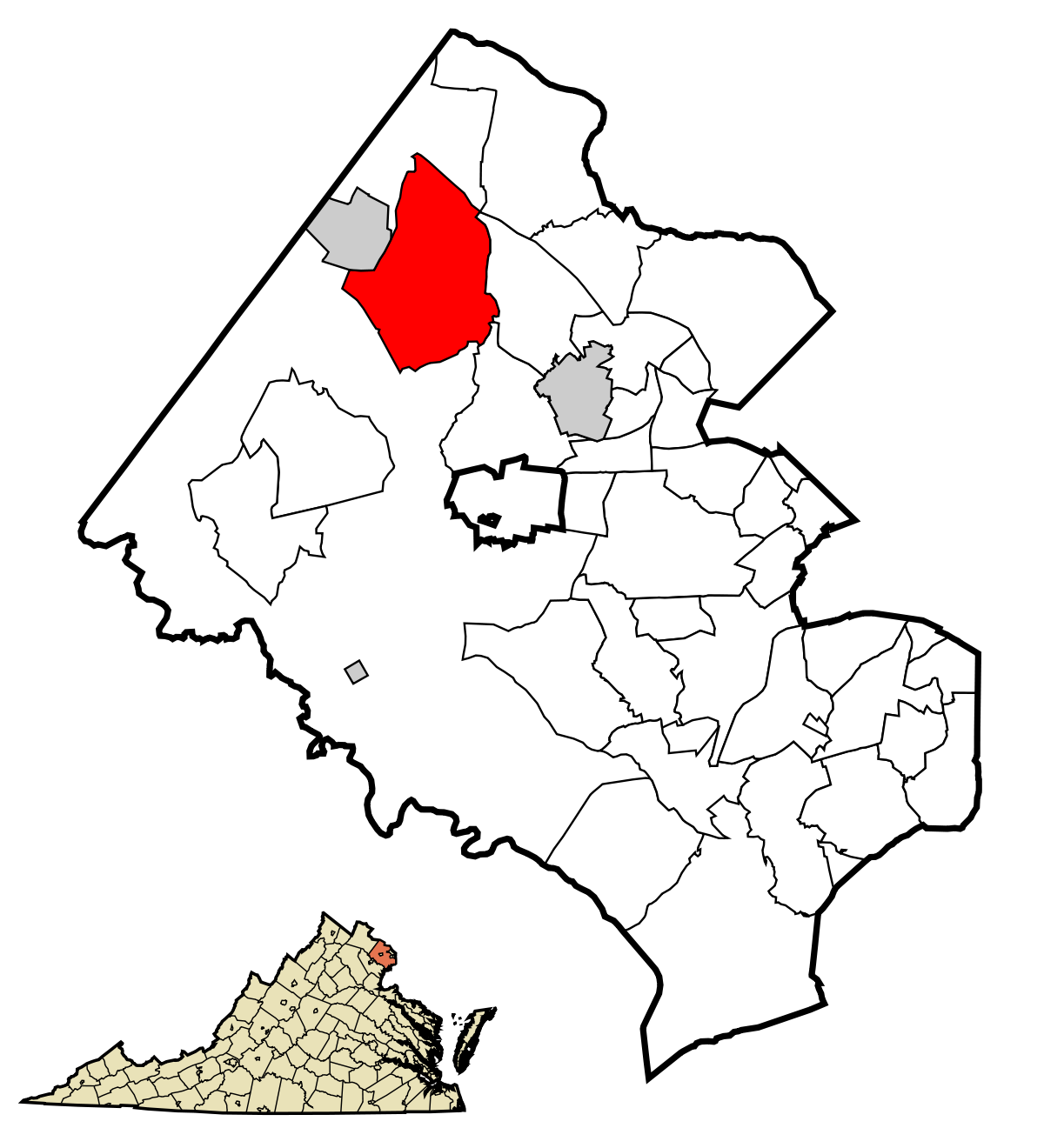 Figure 1: Fairfax County Census Tracts